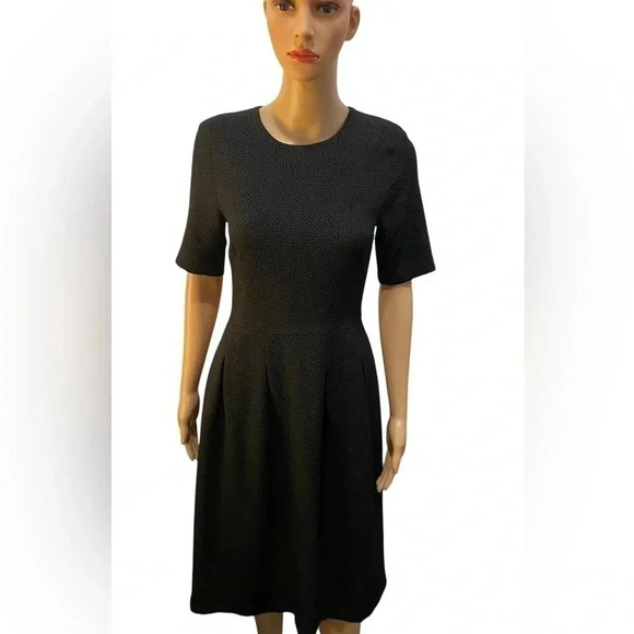 H&M Women’s Classic Black Dress Size 6 MIDI - Picture 1 of 8